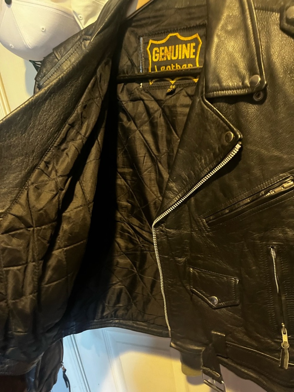 Black Motorcycle Jacket - Picture 3 of 9